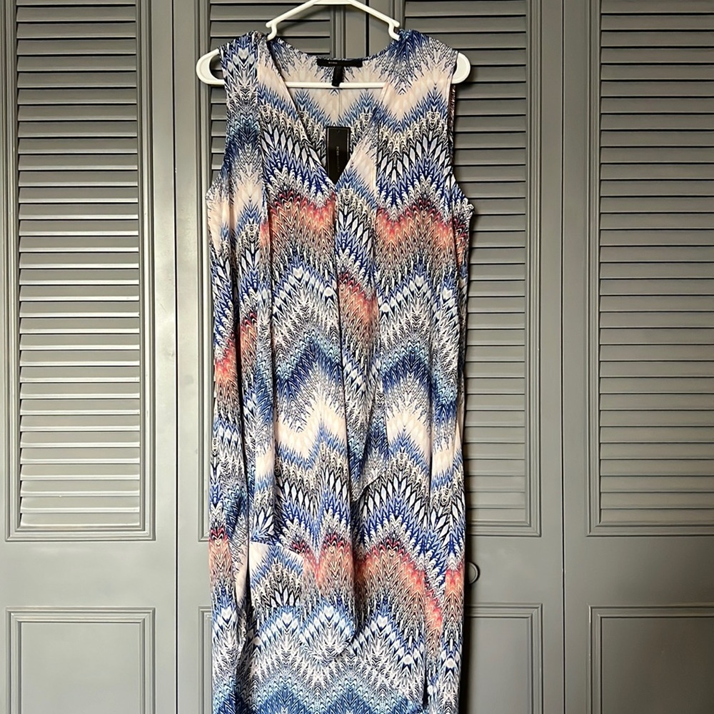 BCBGMaxAzria Multicolor High Low Dress